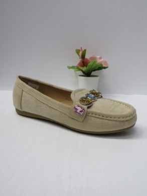Mokasyny damskie na płaskim (36-41) LE-568 BEIGE