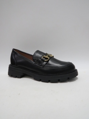 Mokasyny damskie na płaskim (36-41) W-220 BLACK