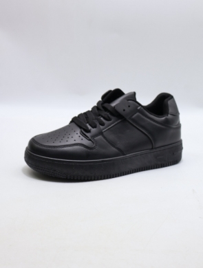 Buty sportowe damskie na płaskim (36-41) 2403-21 BLACK