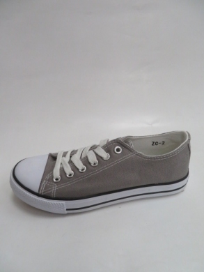 Trampki damskie na płaskim (36-41) ZC2 GREY