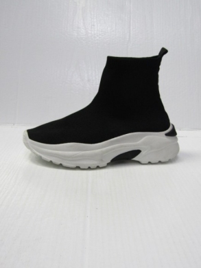 Buty sportowe damskie na płaskim (36-41) R931 BLACK