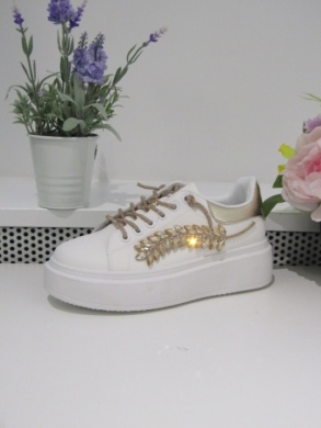Buty sportowe damskie na płaskim (36-41) N09 GOLD