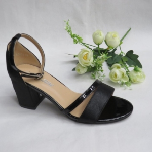 Sandały damskie na obcasie (36-41) A3076 BLACK