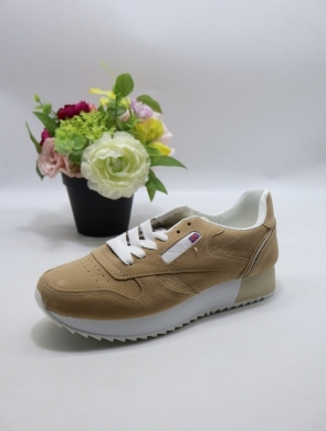Buty sportowe damskie na płaskim (36-41) D246-21 CAMEL