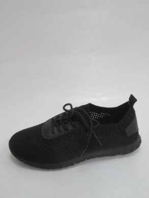 Buty sportowe damskie na płaskim (36-41) 841-1 BLACK