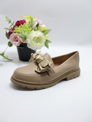 Mokasyny damskie na płaskim (36-41) 8902 KHAKI