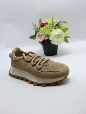 Buty sportowe damskie na płaskim (36-41) 24898 KHAKI