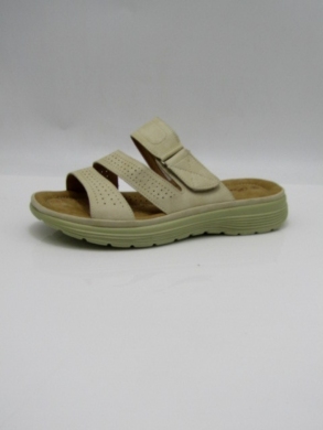 Klapki damskie na płaskim (36-42) 92052-4 BEIGE
