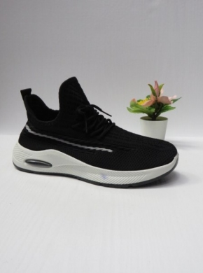 Buty sportowe damskie na płaskim (36-41) 6002 BLACK
