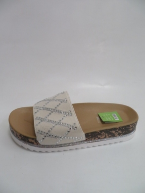 Klapki damskie na płaskim (36-41) SX-2 BEIGE
