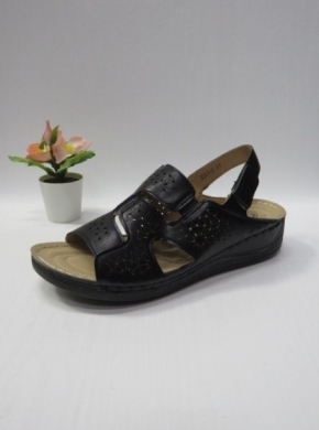 Sandały damskie na koturnie (39-43) DJ31-8 BLACK