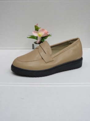 Mokasyny damskie na płaskim (36-41) F2-02 BEIGE