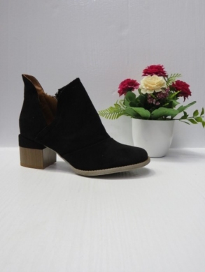 Botki damskie ocieplane na obcasie (36-41) A6100 BLACK