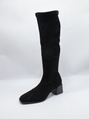 Kozaki damskie na obcasie (36-41) 9570A-1 BLACK