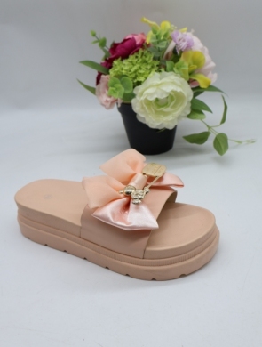 Klapki damskie na płaskim (36-41) BG133 PINK