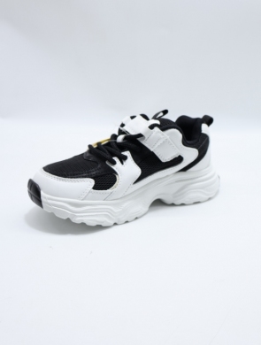 Buty sportowe dziewczęce (31-36) EC337 WH/BLACK
