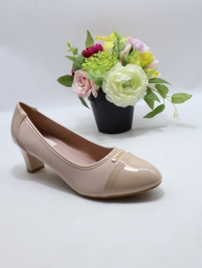 Czółenki damskie na obcasie (36-41) YO-685 BEIGE