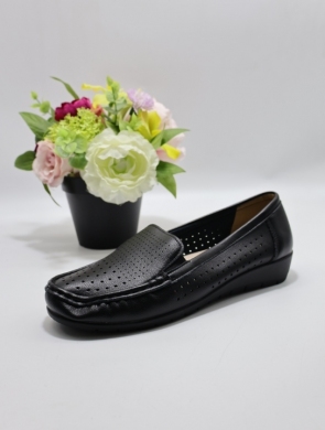 Półbuty damskie na koturnie (36-41) B3257 BLACK