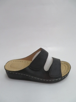 Klapki damskie na płaskim (37-42) 6767-1 BLACK