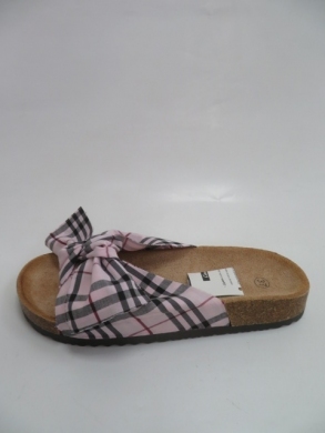 Klapki damskie na płaskim (36-41) R-27 PINK