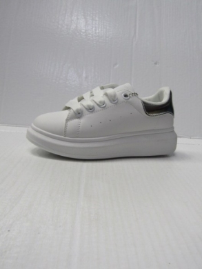 Buty sportowe dziewczęce (31-36) 304-5 WHITE/SILVER