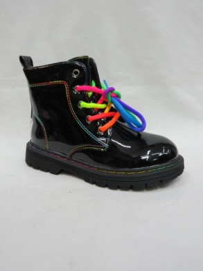 Botki dziewczęce ocieplane (25-30) 8921B BLACK