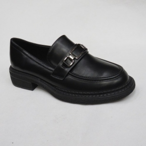 Mokasyny damskie na płaskim (36-41) 3227 BLACK