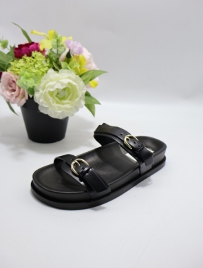 Sandały damskie na płaskim (36-41) H8-682 BLACK