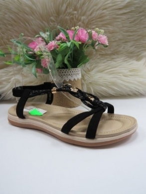 Sandały damskie na płaskim (36-41) FY6917 BLACK