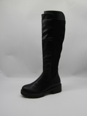 Kozaki damskie na płaskim (36-41) F180 BLACK