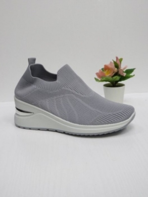 Buty sportowe damskie na koturnie (36-41) ANB-13 GREY