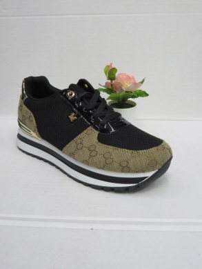 Buty sportowe damskie na płaskim (36-41) J-122 BLACK