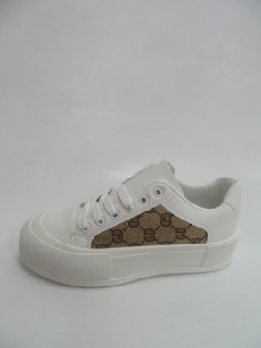 Buty sportowe damskie na płaskim (36-41) 5005 KHAKI