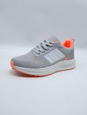Buty sportowe damskie na płaskim (36-41) DQ103-9 GREY/PINK