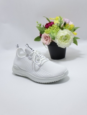 Buty sportowe damskie na płaskim (36-41) AHMD21-2 WHITE