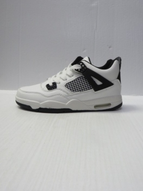 Buty sportowe damskie na płaskim (36-41) D660-N WHITE/BLACK