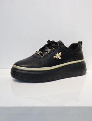 Buty sportowe damskie na płaskim (36-41) GD-XF-120C BLACK