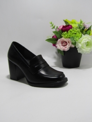 Półbuty damskie na obcasie (36-41) 9146 BLACK
