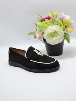Mokasyny damskie na płaskim (36-41) 1837 BLACK