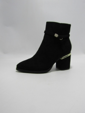 Botki damskie ocieplane na obcasie (36-41) AXHX-82 BLACK
