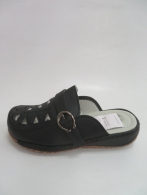 Klapki damskie na koturnie (36-41) KA0038 BLACK