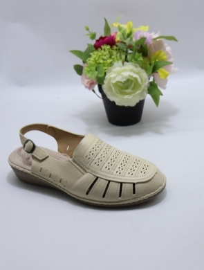 Sandały damskie na koturnie (36-42) 2300-4 BEIGE