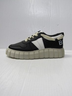 Buty sportowe damskie na płaskim (36-41) OH-17 BLACK/WHITE
