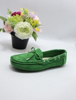 Mokasyny damskie na płaskim (36-41) DW19 GREEN