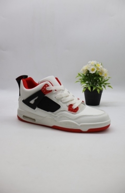 Buty sportowe damskie na płaskim (36-41) W078 WH/RED