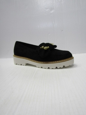 Mokasyny damskie na płaskim (36-41) G1755 BLACK