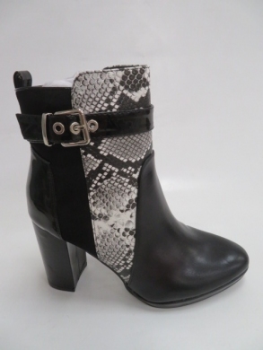 Botki damskie jesienne na obcasie (36-41) 108-137 BLACK