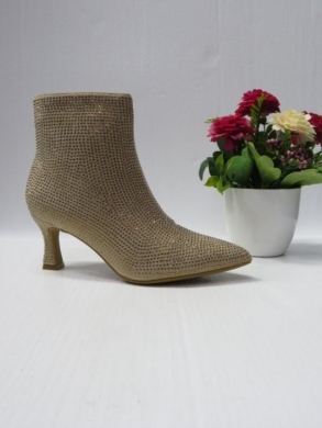 Botki damskie na szpilce (36-41) 6876 BEIGE