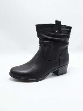 Botki damskie ocieplane na obcasie (36-41) 8681-1