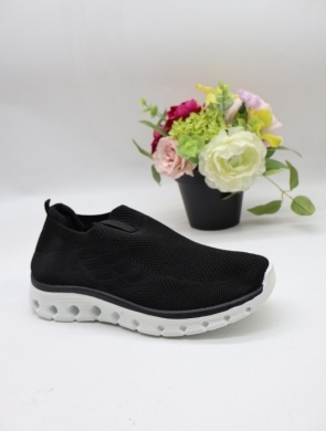 Buty sportowe damskie na płaskim (36-41) 802 BLACK